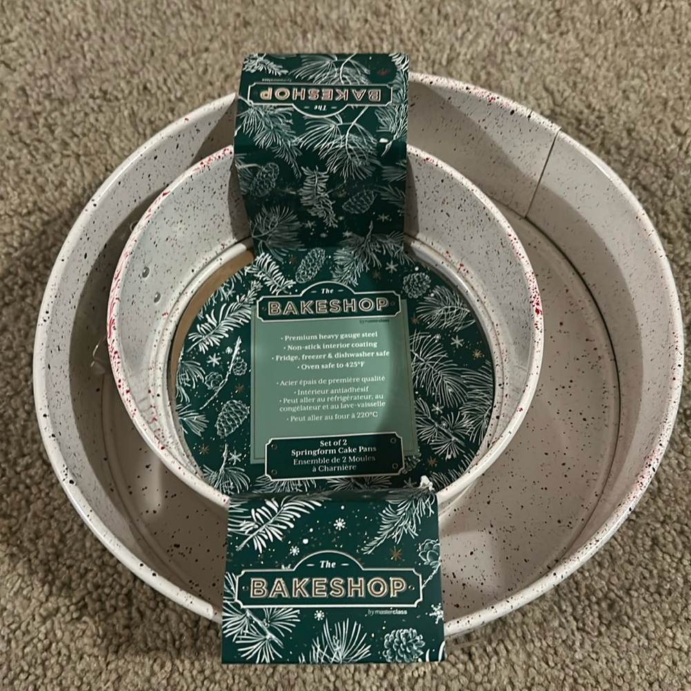 THE BAKESHOP - Set of 2 Springform Cake Pans